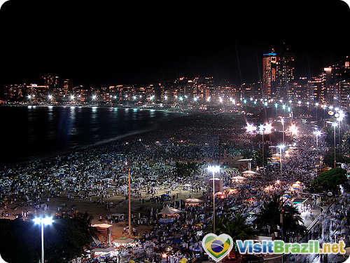 New years evening in Rio de Janeiro